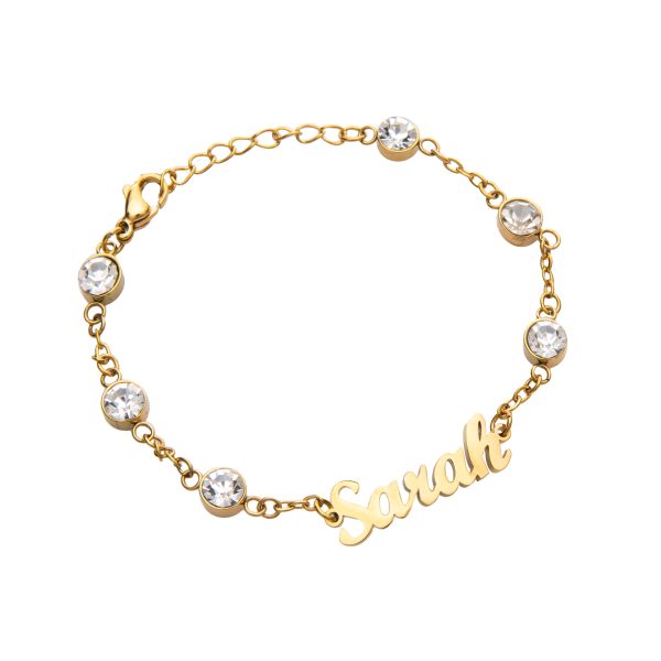 Personalized crystal bracelet